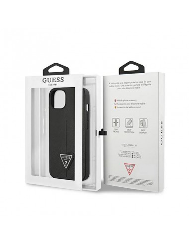 Guess Saffiano Triangle Logo Case -...