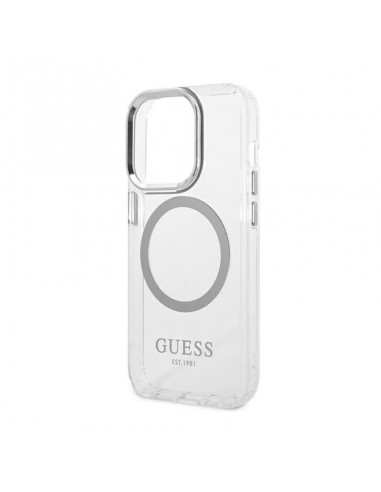Guess Metal Outline MagSafe - Case...