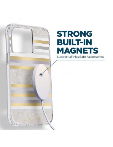 Case-Mate Pearl Stripes MagSafe -...