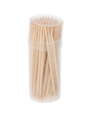 Toothpicks 6x100 pcs. natural bamboo