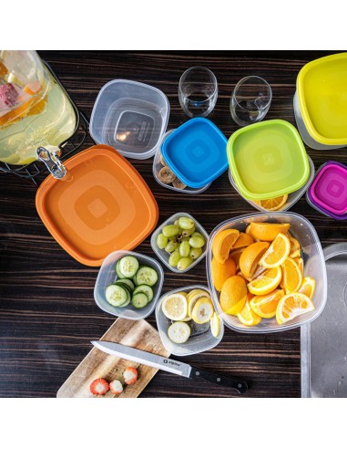 Set of 7 food storage containers