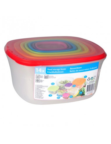Set of 7 food storage containers