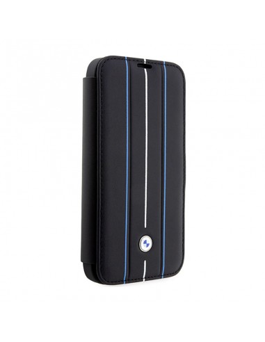 BMW Booktype Leather Stamp Blue Lines...