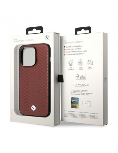 BMW Leather Diamond Pattern MagSafe -...