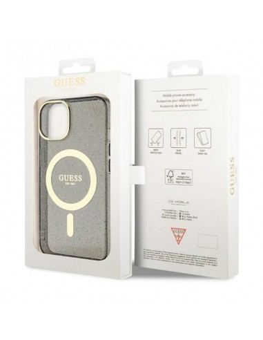 Guess Glitter Gold MagSafe - Case for...