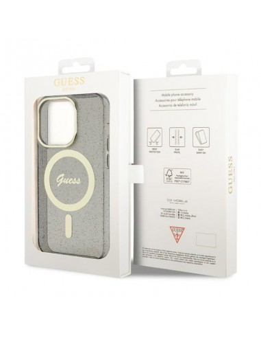 Guess Glitter Gold MagSafe - Case for...