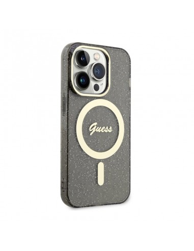 Guess Glitter Gold MagSafe - Case for...