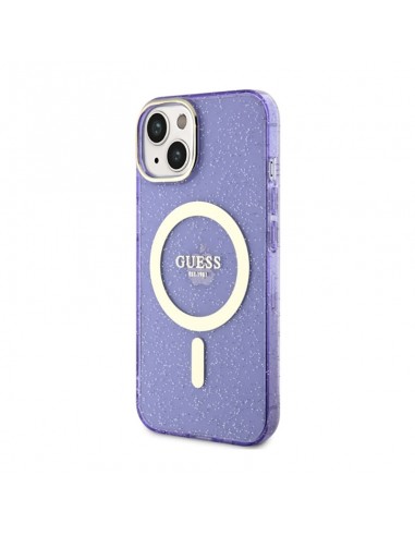Guess Glitter Gold MagSafe - Casse...