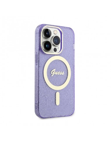 Guess Glitter Gold MagSafe - Case for...