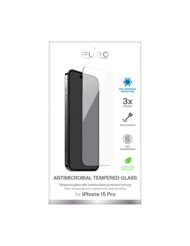 PURO Anti-Bacterial Tempered Glass -...