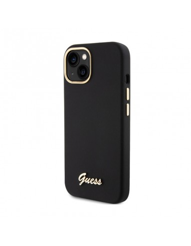 Guess Silicone Script Metal Logo &...