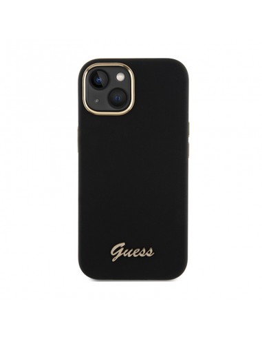 Guess Silicone Script Metal Logo &...