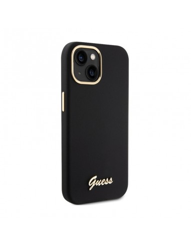 Guess Silicone Script Metal Logo &...