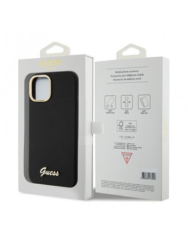 Guess Silicone Script Metal Logo &...