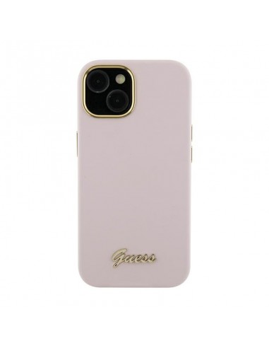 Guess Silicone Script Metal Logo &...