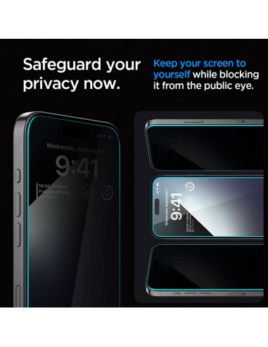 Spigen GLAS.TR EZ FIT Privacy -...