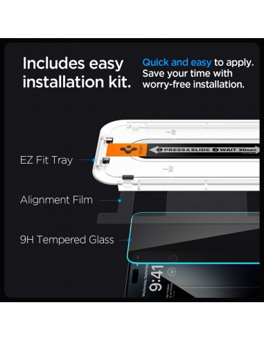 Spigen GLAS.TR EZ FIT Privacy -...