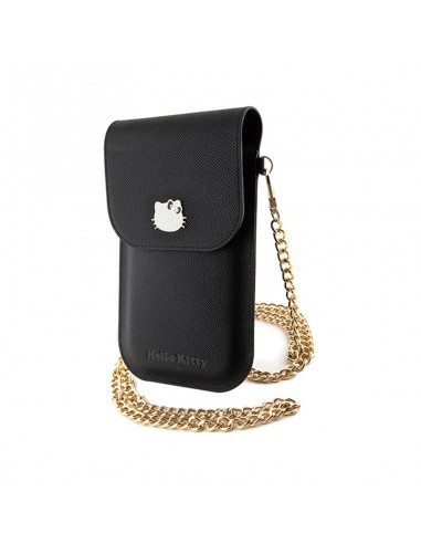 Hello Kitty Leather Metal Logo Chain...
