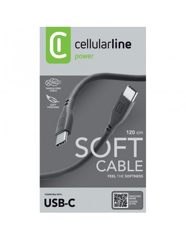 Cellularline Soft Cable - USB-C to...