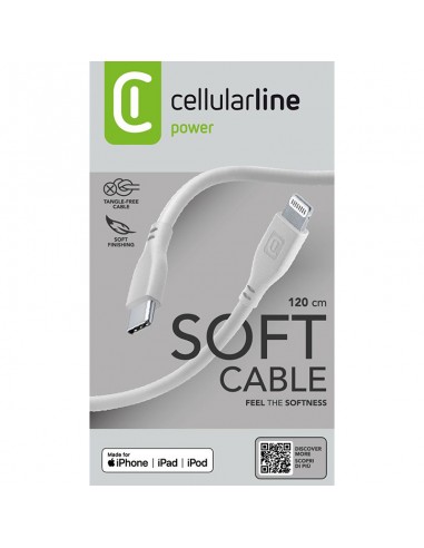 Cellularline Soft Cable - USB-C to...