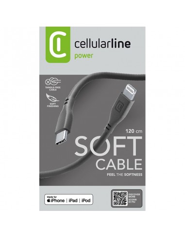 Cellularline Soft Cable - USB-C to...