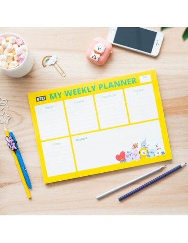 BT21 - Weekly planner 54 A4 pages