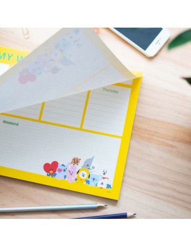 BT21 - Weekly planner 54 A4 pages