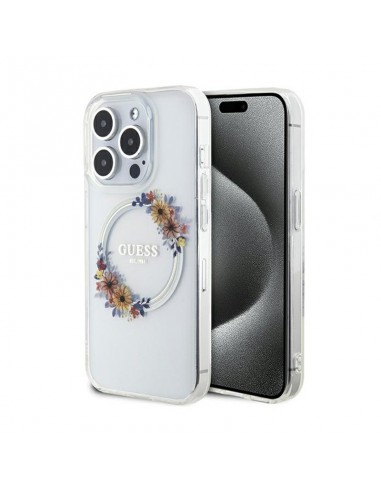 Guess IML Flowers Wreath MagSafe -...