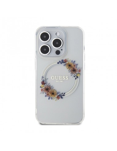 Guess IML Flowers Wreath MagSafe -...