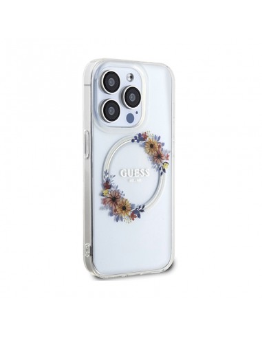 Guess IML Flowers Wreath MagSafe -...
