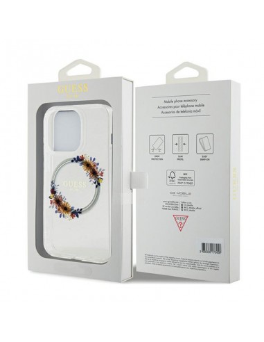 Guess IML Flowers Wreath MagSafe -...