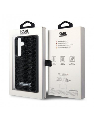 Karl Lagerfeld Rhinestone Metal Logo...