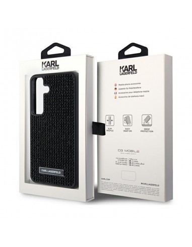 Karl Lagerfeld Rhinestone Metal Logo...