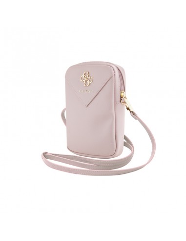 Guess Zip Triangle 4G - Phone bag (pink)