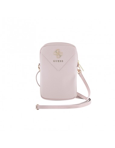 Guess Zip Triangle 4G - Phone bag (pink)