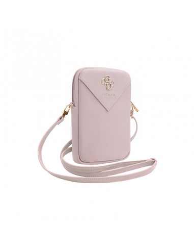 Guess Zip Triangle 4G - Phone bag (pink)