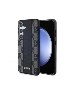 DKNY Leather Checkered Mono...