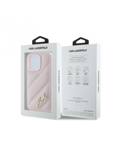 Karl Lagerfeld Diagonal Quilted...