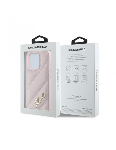 Karl Lagerfeld Diagonal Quilted...