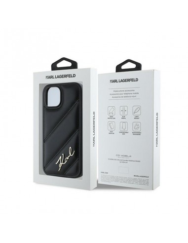 Karl Lagerfeld Diagonal Quilted...