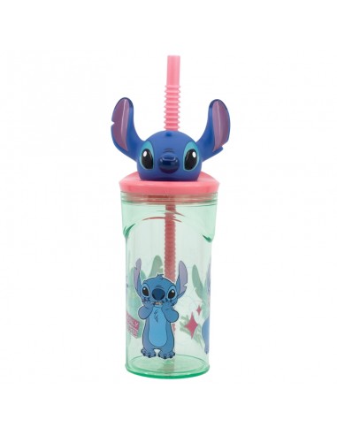 Disney Stitch - Tazza con cannuccia e...