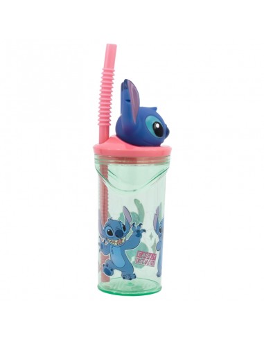 Disney Stitch - Tazza con cannuccia e...