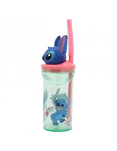 Disney Stitch - Tazza con cannuccia e...