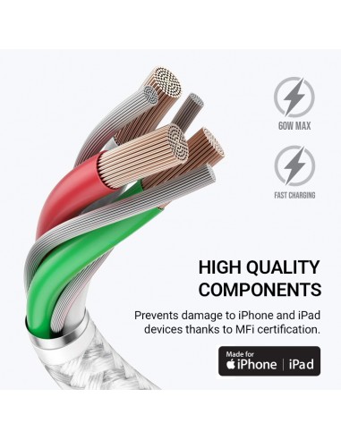 Crong Armor Link - Cavo MFi di...