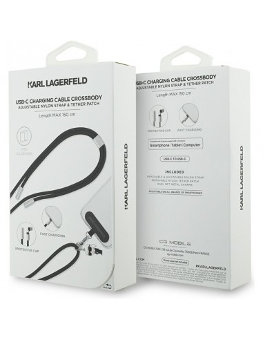 Karl Lagerfeld Crossbody Strap Ikonik...