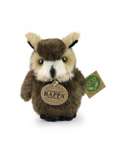 Rappa - Plush Realistic Toy Owl 13 cm...