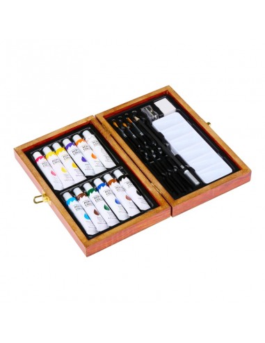 Artico - Art painting set in wooden...