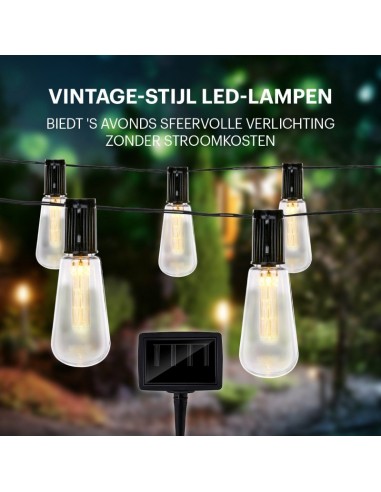 Grundig - Solar Garden LED Lights 3.35 m