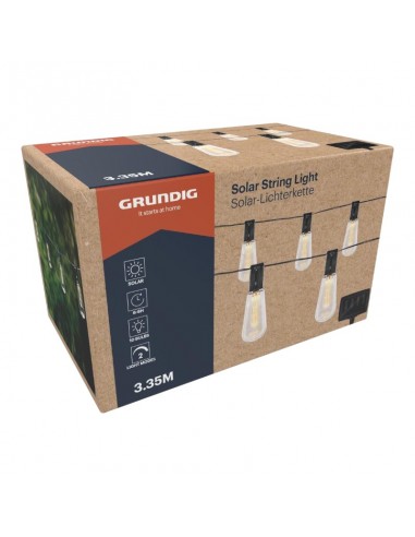 Grundig - Solar Garden LED Lights 3.35 m