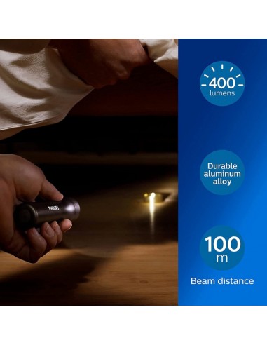 Philips - Torcia LED in alluminio 400...